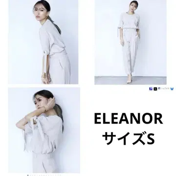 미사용 새상품 ELEANOR 셋업 베이지 일본제 사이즈 S
