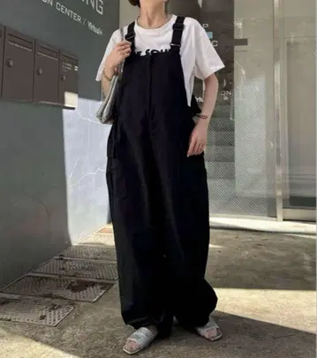 차오패닉 티피 드로스트 나일론 카고 살로펫 블랙