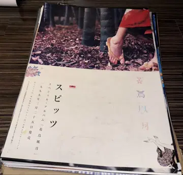 스핏츠 매장용 포스터 '꽃과 새, 달과 바람' 한정판 앨범 홍보 포스터
