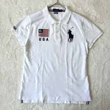 RALPH LAUREN 랄프 로렌 피케 셔츠 화이트 M 사이즈