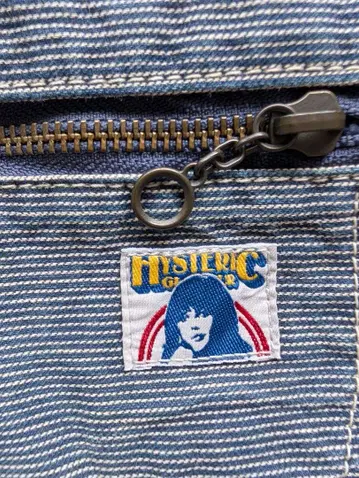 HYSTERIC GLAMOUR 히코리 스트라이프 숏 팬츠