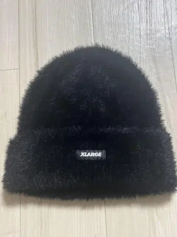 XLARGE 니트 캡 블랙 MOHAIR KNIT CAP