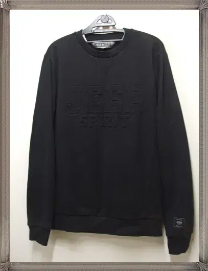 Jeep Authentic Embossed Big Logo Sweatshirt Cotton Round Tee Tag L