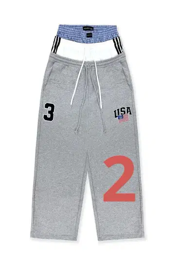 PROJECT G/R 3 LAYERED SWEAT PANTS