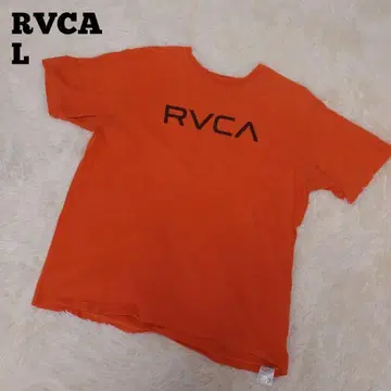 RVCA 티셔츠 L 오렌지
