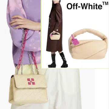 OFF-WHITE 2way 숄더백 핸드백 2개 세트