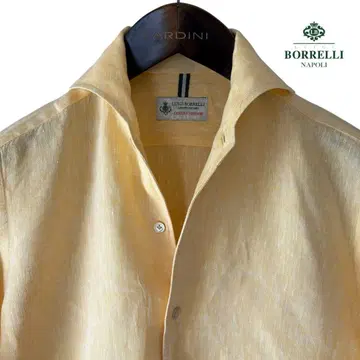 LUIGI BORRELLI/이탈리아 칼라/린넨 셔츠