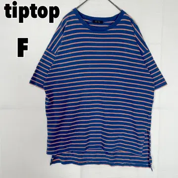 tiptop 팁탑 (F) 면100% 반팔 BIGT 셔츠 보더