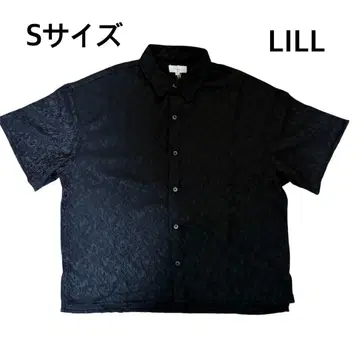 릴랙싱 하프 슬리브 레귤러 셔츠 블랙 블랙 계열 S 사이즈 LILL 릴