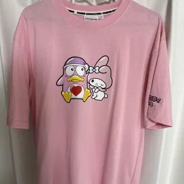 동펜 티셔츠 핑크