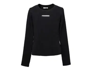 Jent Louis Rib Long Sleeve Tee 블랙 M 사이즈
