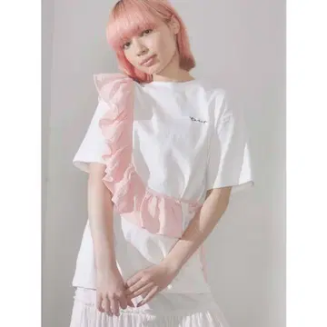 merry jenny (메리제니) 아시메 프릴 뷔스티에 핑크