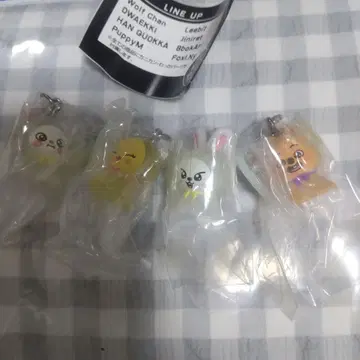 메지루시 액세서리 4종 세트 지니레토 포가리 리비트 한쿼카