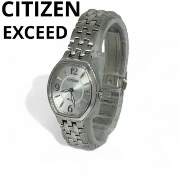 CITIZEN EXCEED 실버 시계