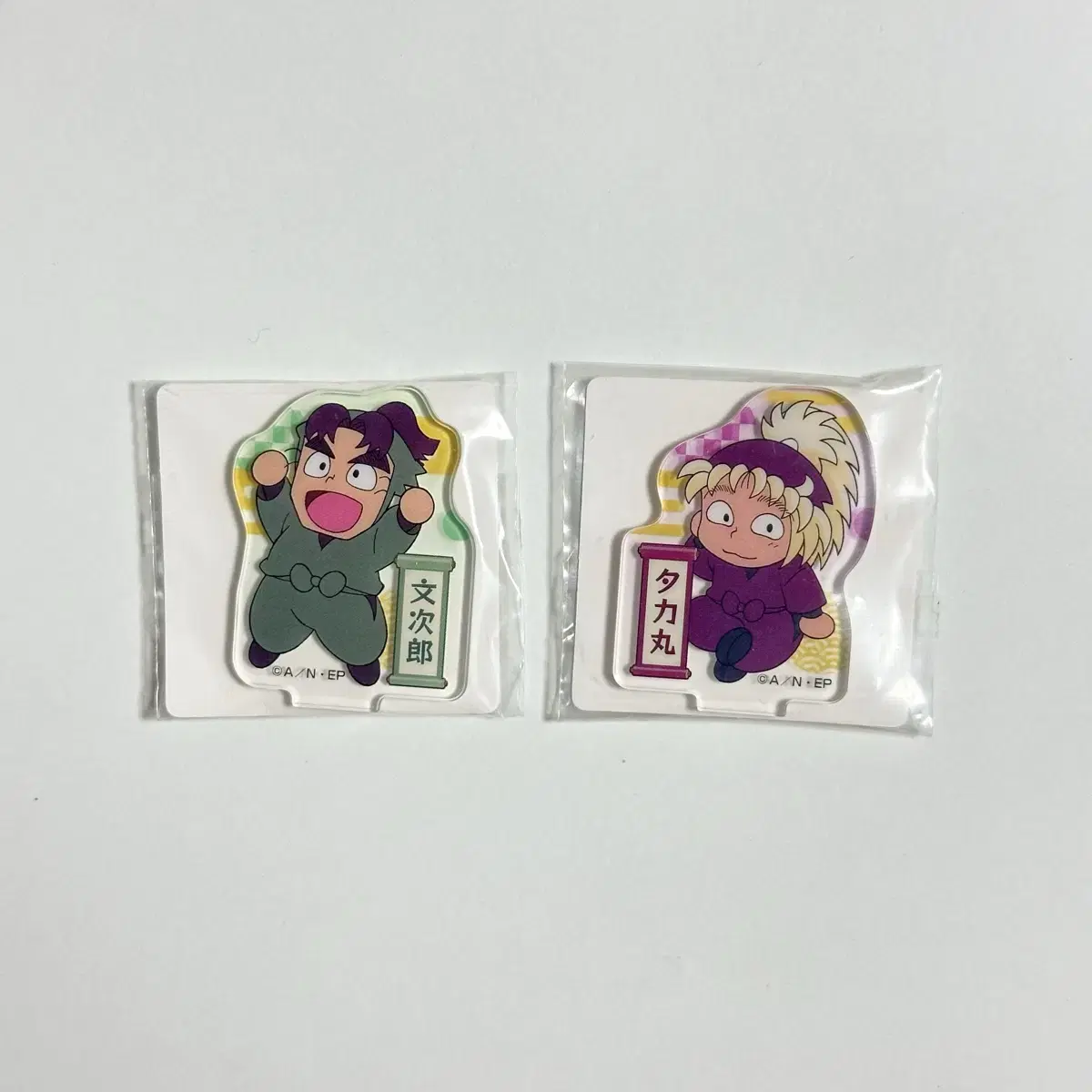 [Sealed] Ninja Boy Rantaro Nintama Monjiro Takamaru Mini Acrylic Bulk