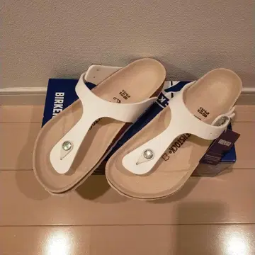 새상품 BIRKENSTOCK 버켄스탁 기제 플립플랍 24.5