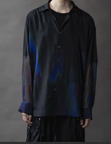 PHILTHEORY /Sheer graphic shirts/사이즈 3