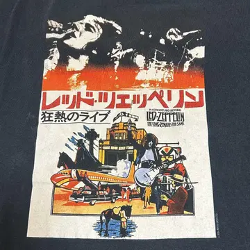 2004 LED ZEPPELIN 밴드 티셔츠 레드 제플린 00s