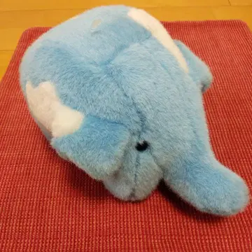 아오조라 은행 파란 코끼리 봉제 인형