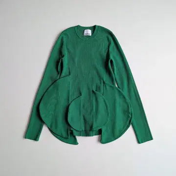 OMMO CIRCLE LAYERED DOCKING KNIT TOP 니트
