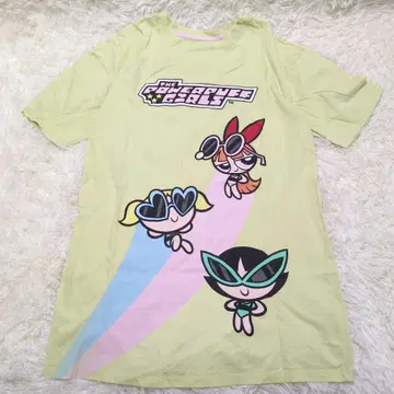 The Powerpuff Girls 티셔츠 롱 원피스 셔츠