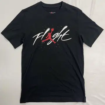 조던 브랜드 그래픽 FLIGHT 티셔츠 블랙 S