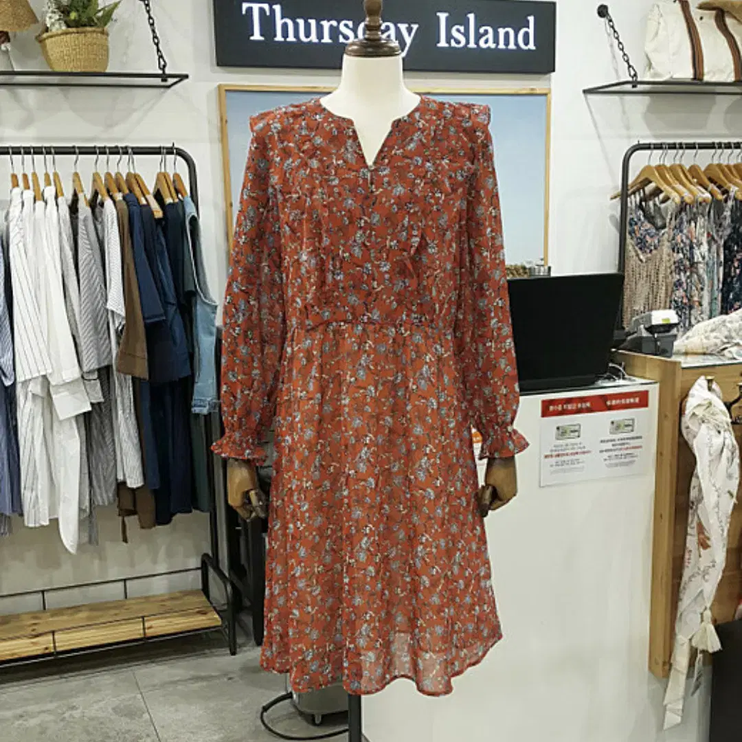 써스데이아일랜드(Thursday Island) 시폰원피스 55-66