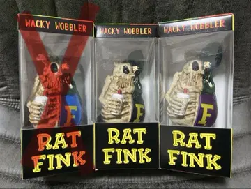 RATFINK 3개 세트 스컬 랫 핀크 WACKY WOBBLER