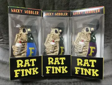 RATFINK 3개 세트 스컬 랫 핀크 WACKY WOBBLER