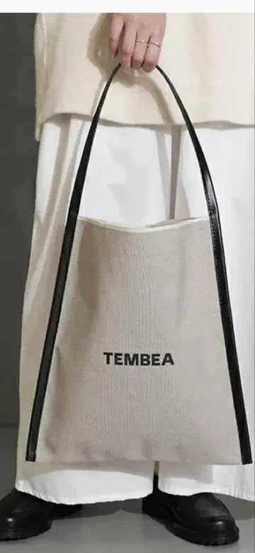 TEMBEA(텐베아) FLAT TOTE (플랫 토트) 새상품급