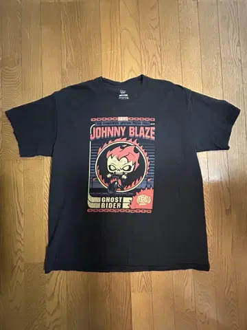 MARVEL GHOST RIDER JOHNNY BLAZE 티셔츠 L