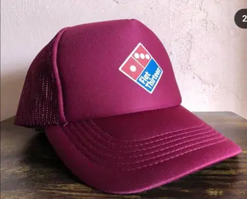 FLAT THIRTEEN Pizza CAP 캡 버건디