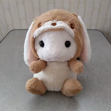 포테우사롭피 유루구미 백팩 인형옷 봉제 인형 토끼 럭색