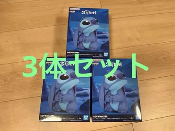 디즈니 캐릭터 스티치 피규어 3개