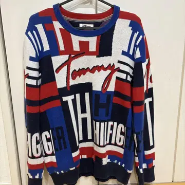 Tommy Hilfiger 로고 스웨터 긴팔