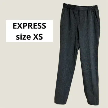 EXPRESS 슬림 슬랙스 XS/TP 다크 그레이