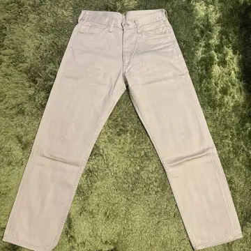 EVISU 피케 팬츠 화이트 32