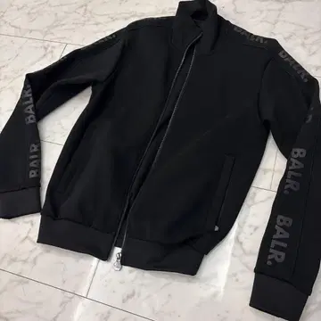 BALR. 블랙 집업 맨투맨