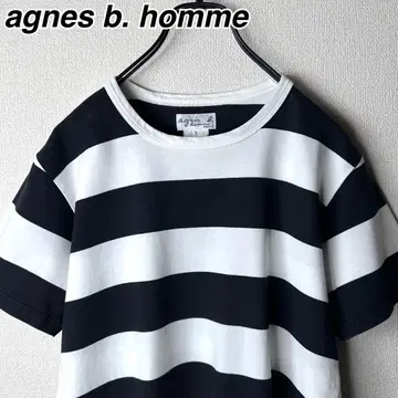 agnes b. homme 구제 의류 보더 티셔츠 에네스베 옴므