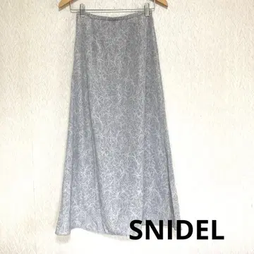 SNIDEL 스나이델 여성용 롱 플레어 스커트 사이즈 0