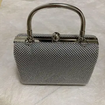 실버 메탈 파티 백