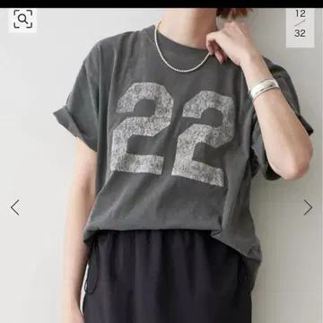 택 포함 오센 NUMBERING FLOCKY T-SHIRT