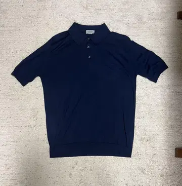 JOHN SMEDLEY 존스메들리 ISIS 네이비 피케 셔츠 새상품급