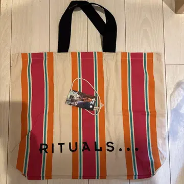 RITUALS 에코백 스트라이프 디자인