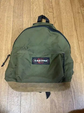 빈티지 USA EASTPAK 올리브 그린 백팩