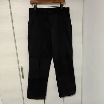 디키즈 더블니 FLEX 팬츠 W32 블랙 워크 팬츠