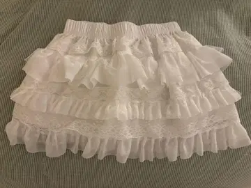 n.k atelier millefeuille lace skirt 스커트