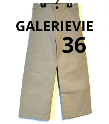 GALERIEVIE 갤러리 바이 와이드 팬츠 와이드 치노 팬츠 배기