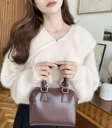 브라운 핸드백 소형