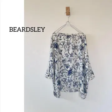 BEARDSLEY 비어즐리 보타니컬 프린트 블라우스 돌먼 슬리브